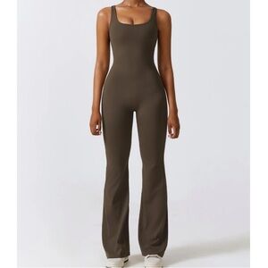 Evelyhootd Women's Ariana Jumpsuit-Mocha